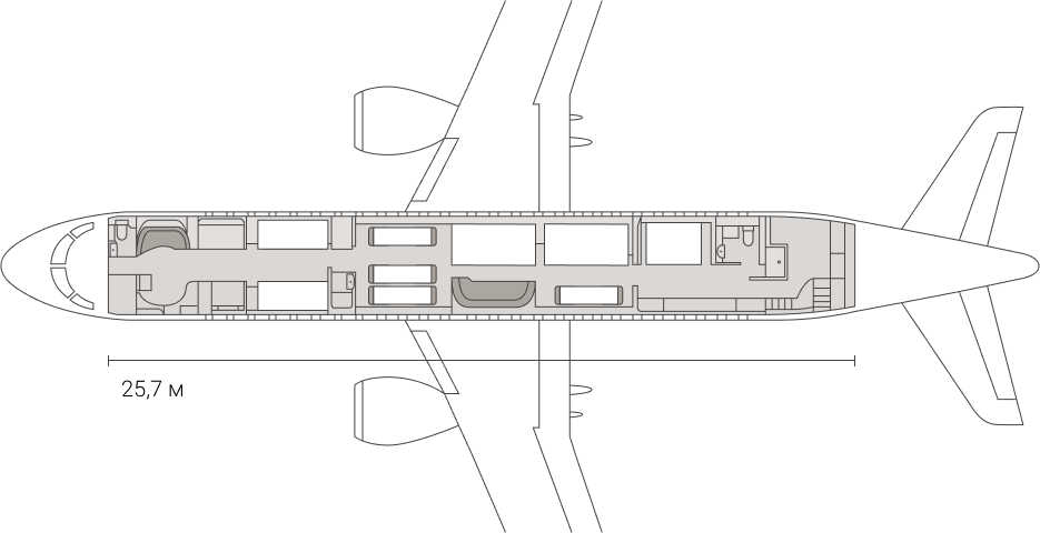 jet Embraer Lineage 1000